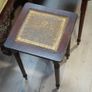 Nest of Three Tables with Leather Tops Image 3