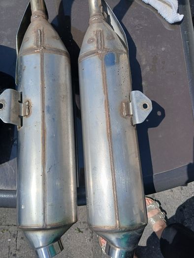 Honda Motorcycle muffler x2
