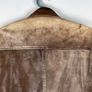 Vintage Hugo Boss Faded Leather Brown Jacket Size 52 Image 6