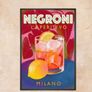 Bispoke Negroni drink poster Image 2