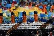 titanic watercolour