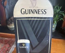 Vintage Double Sided Guinness Pavement Sign
