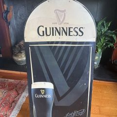 Vintage Double Sided Guinness Pavement Sign