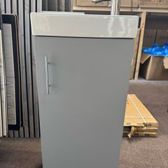 Special Offer Grey Cloakroom Vanity Unit & Tap