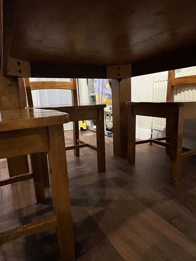 Hardwood Dining Table and 6 Chairs OPEN TO OFFERS