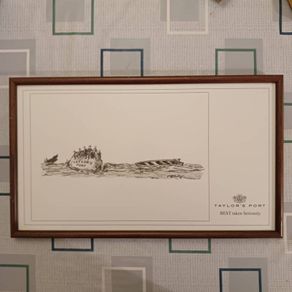 Taylor's Port - R. Lawlor Framed Print - Vintage Advertising Sign Art - BEST taken seriously
