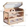 Wodden Hamster Cage Mouse Rodent Rat ... Free Delivery Image 8