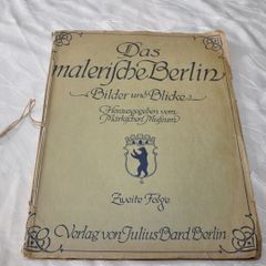 Das Malerische Berlin 1912 - a photo album with 12 vintage photos