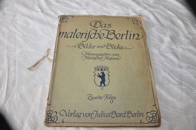 Das Malerische Berlin 1912 - a photo album with 12 vintage photos