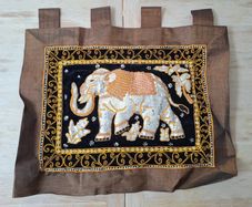 Sequin Elephant Tapestry
