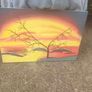 XL Acrylic Sunrise on stretched canvas Image 5
