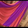 Purple and Orange dress Image 3