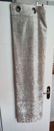 Velvet curtains