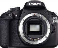 Canon EOS 1200D 18MP DSLR Camera Body, Black, with Battery