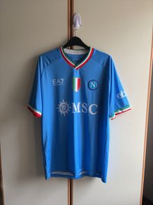 SSC Napoli EA7 Emporio Armani Home Shirt 2023/24 Blue MSC