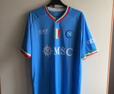 SSC Napoli EA7 Emporio Armani Home Shirt 2023/24 Blue MSC