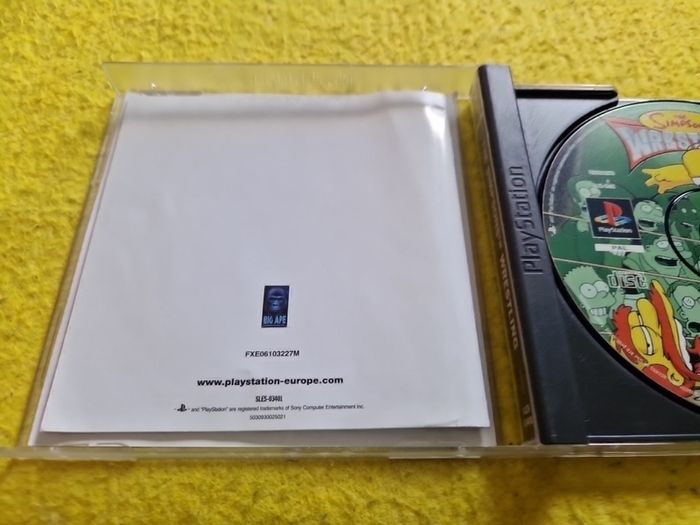 The Simpsons Wrestling PlayStation1 Ps1 PlayStation2 Ps2 games Original