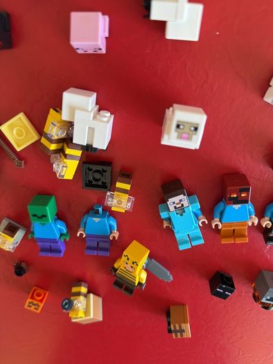 lego Minecraft minifigure parts