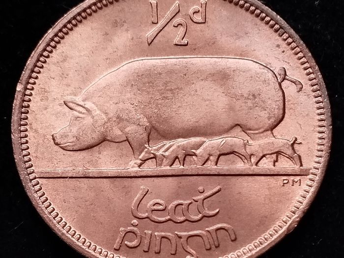 Ireland - 1966 - Half Penny - KM.10 - UNC - [646]