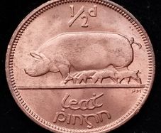 Ireland - 1966 - Half Penny - KM.10 - UNC - [646]