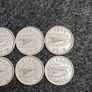 Irish Eire Threepence Leat Reul hare collection FULL DATE RUN 1942 to 1968. Image 9