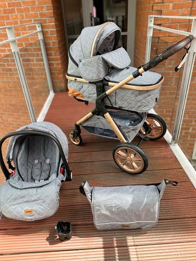 Brand new baby travel system 3 in 1 pram buggy