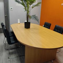 Meeting Table Oak plus 4 Chairs