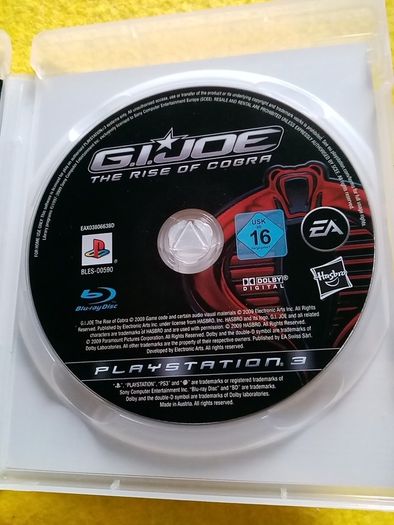 GI Joe The rise of cobra PlayStation3 ps3 Games Original