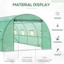 Large Walk in Polytunnel Greenhouse Image 3