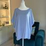 Ladies Short Sleeved Blue Top from Primark Image 4