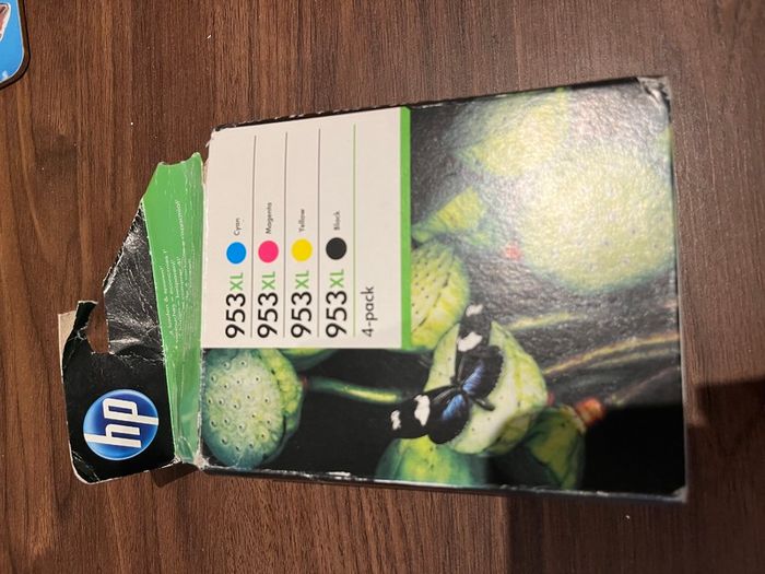 Set of Hp 963xl ink colour cartridges