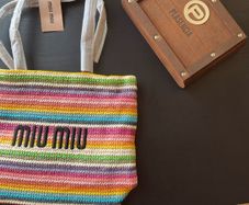Luxury Woven Tote Bag-Multicolour
