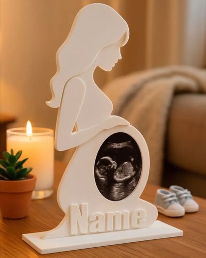Personalised Pregnancy Scan Frame Baby Ultrasound Gift