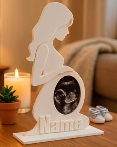 Personalised Pregnancy Scan Frame Baby Ultrasound Gift