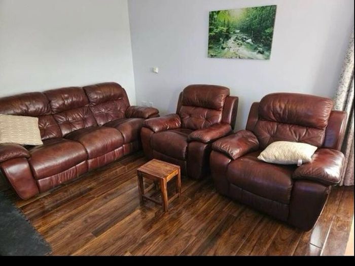 Leather Sofa and Chairs