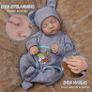 Reborn Babies Lifelike Dolls - 17 inch Handmade Life Like Baby Dolls, Soft Cloth Body with Feeding Kit, Realistic Newborn Dolls as Prefect Gifts for Children/Mom DIFFERENT OPTIONS AVAILABLE, SEE PHOTOS (FREE POSTAGE) Image 5