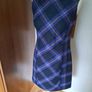 New Hobbs Tartan 100% Wool Pinafore Dress 10 Image 3