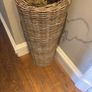 Very tall rattan planter with contorted willow Image 4