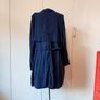 Stunning denim colour dressy All Saints style trench coat Image 6