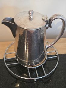 Silver plated coffee pot