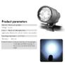 2PCS 60W Additional Led Headlights for Motorcycle Universal Moto Spotlight LED Motorcycle Headlight Auxiliary 12V 24V Car Lamp Image 3