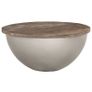 Bowl Shaped Coffee Table 60 cm Solid Mango Wood Image 4