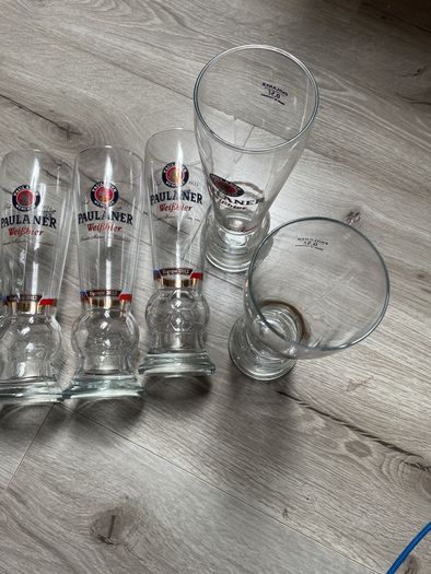 Paulaner Beer 6 glasses (Euro 2012)