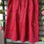 skirt red inverted pleat skirt size 40(12) cotton skirt Image 5