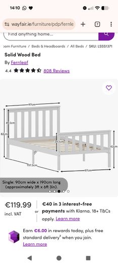 Toddler wooden bed Wayfair