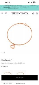 Tiffany & Co rose gold bracket