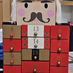 Nutcracker Advent Calendar with Drawers for gift