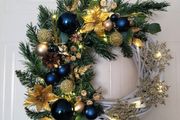 Christmas door wreath
