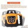 New red Beam Auto Self Levelling Rotating Rotary Laser Level with receiver Image 6