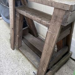 Heavy Duty Scaffold Board Work Nested Trestle Pair.